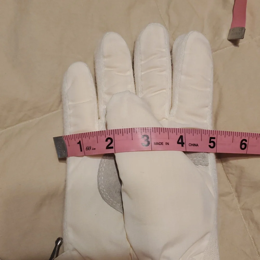 3M Thinsulate Red and White Gloves Unisex